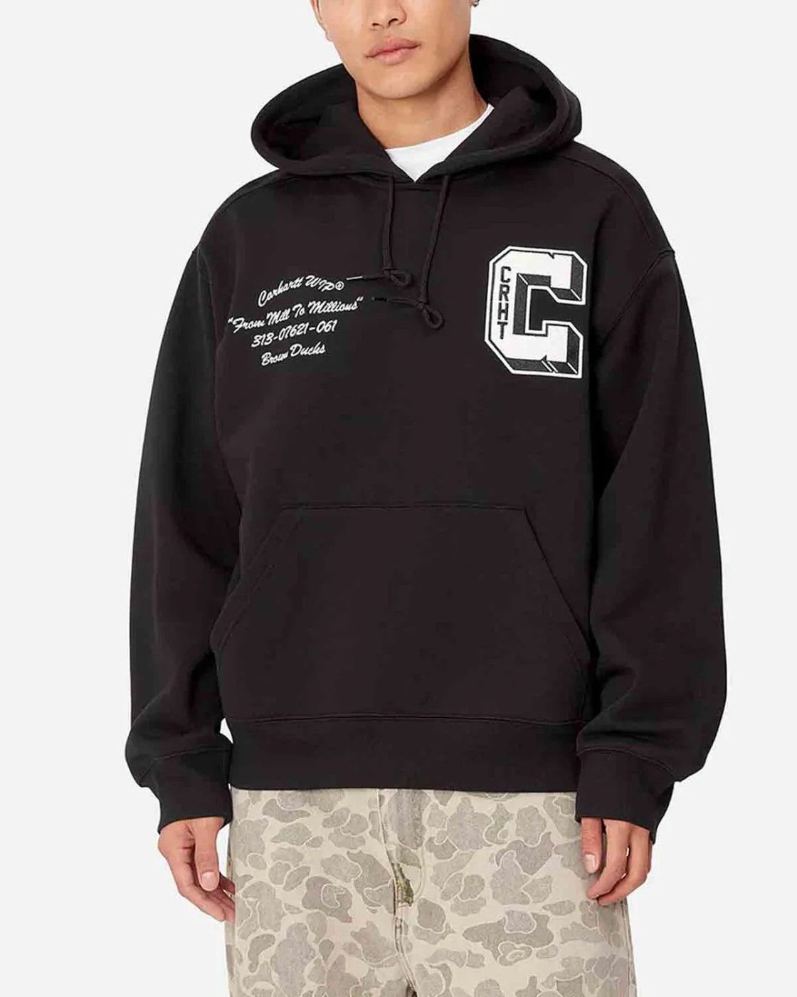 Carhartt Wip o1s22i1n0925 Hooded Sweatshirt in Black Size US L / EU 52-54 / 3 - 3 Thumbnail
