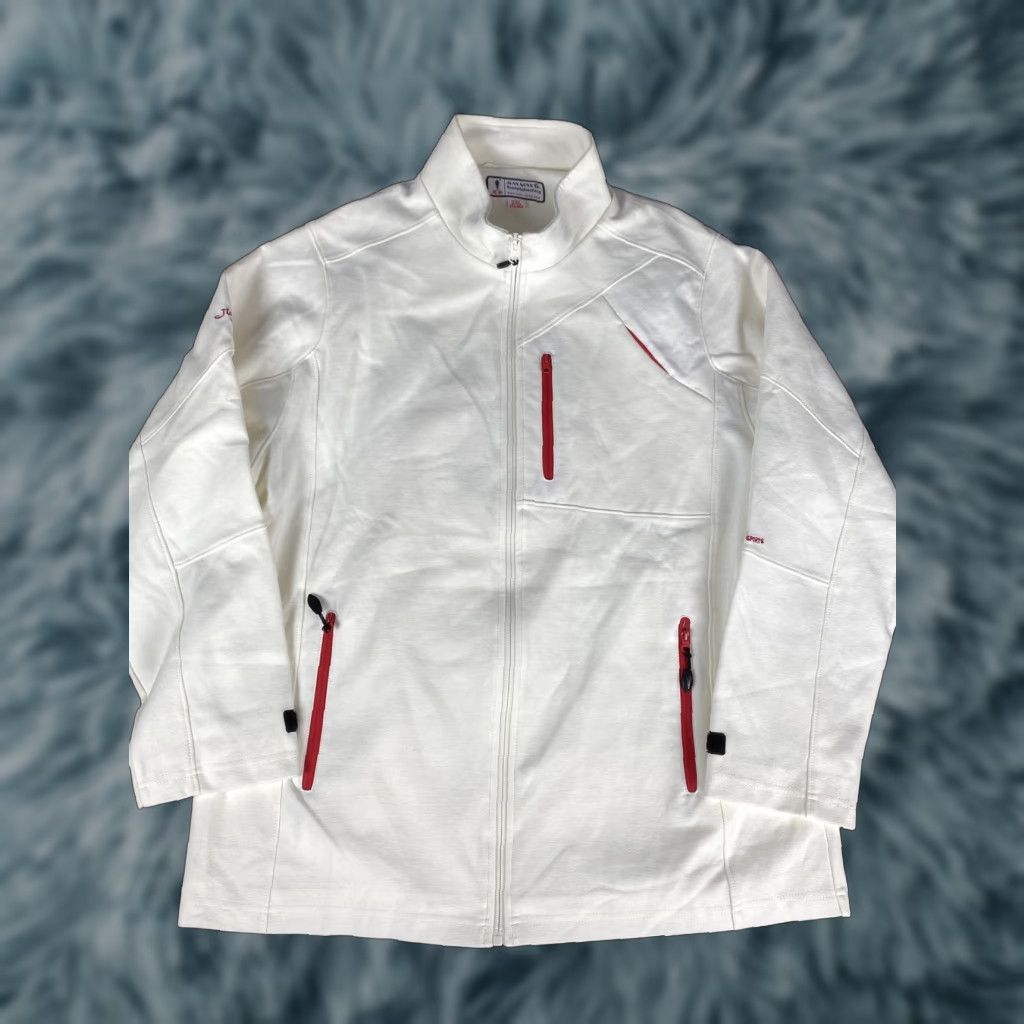 Vintage VINTAGE Jian Nong philippines Sportswear Jacket Mens 2XL White Golf Tennis Track Activewear Shirts Mens Size US XXL / EU 58 / 5 - 1 Thumbnail