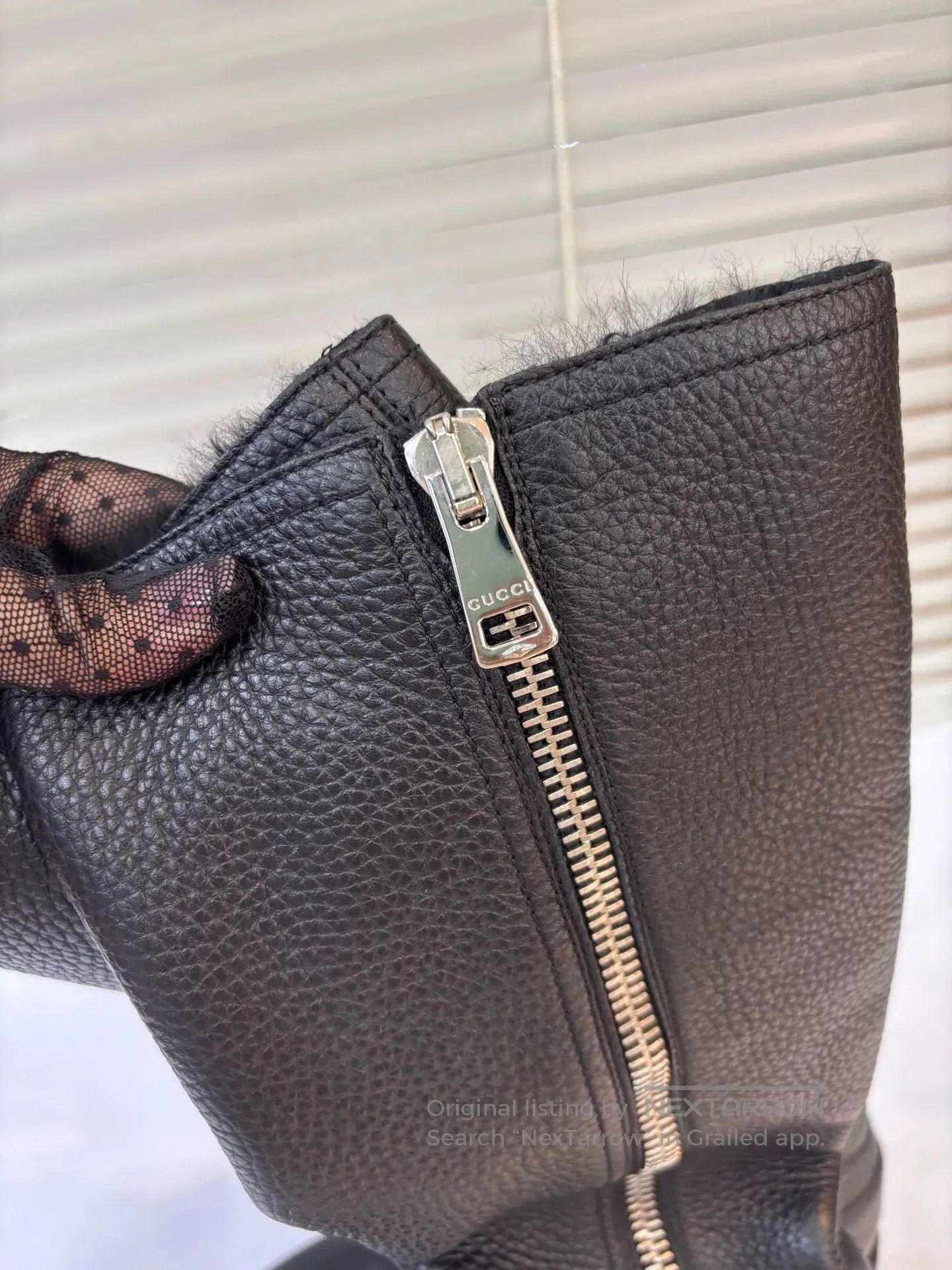 Gucci Gucci Black Leather Long Boots. Size US 4.5 / IT 34.5 - 5 Thumbnail