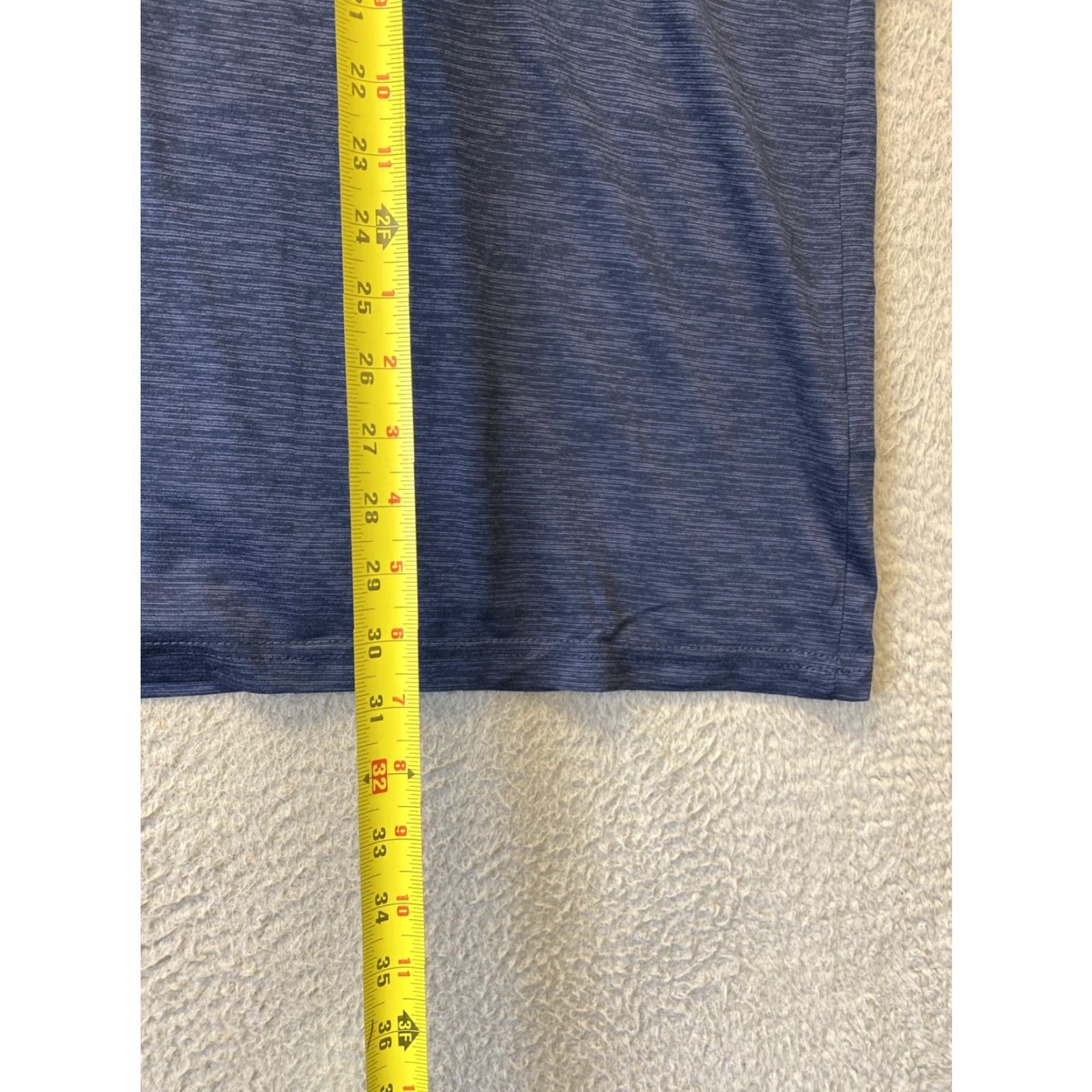 Athletic Works Athletic Works DriWorks Knit Shirt 3XL Navy Short Sleeve Crew Neck Mens Size US XXL / EU 58 / 5 - 4 Thumbnail