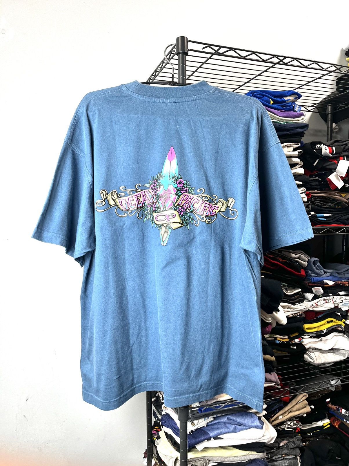 Sun Surf Vintage Ocean Pacific Surf Style T Shirt Islans Haiti Hawaii Size US L / EU 52-54 / 3 - 1 Thumbnail