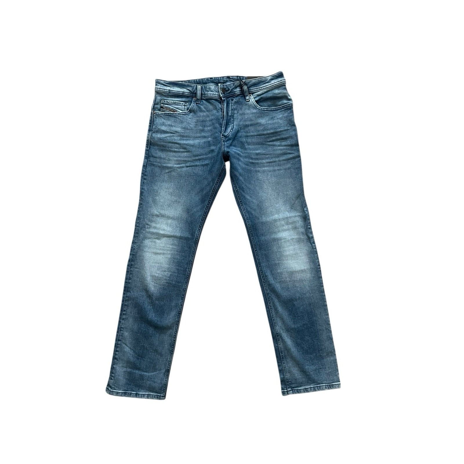 Diesel Diesel Mens Safado Straight Fit Jeans RB066 Blue Size 36/32 Size US 36 / EU 52 - 1 Thumbnail