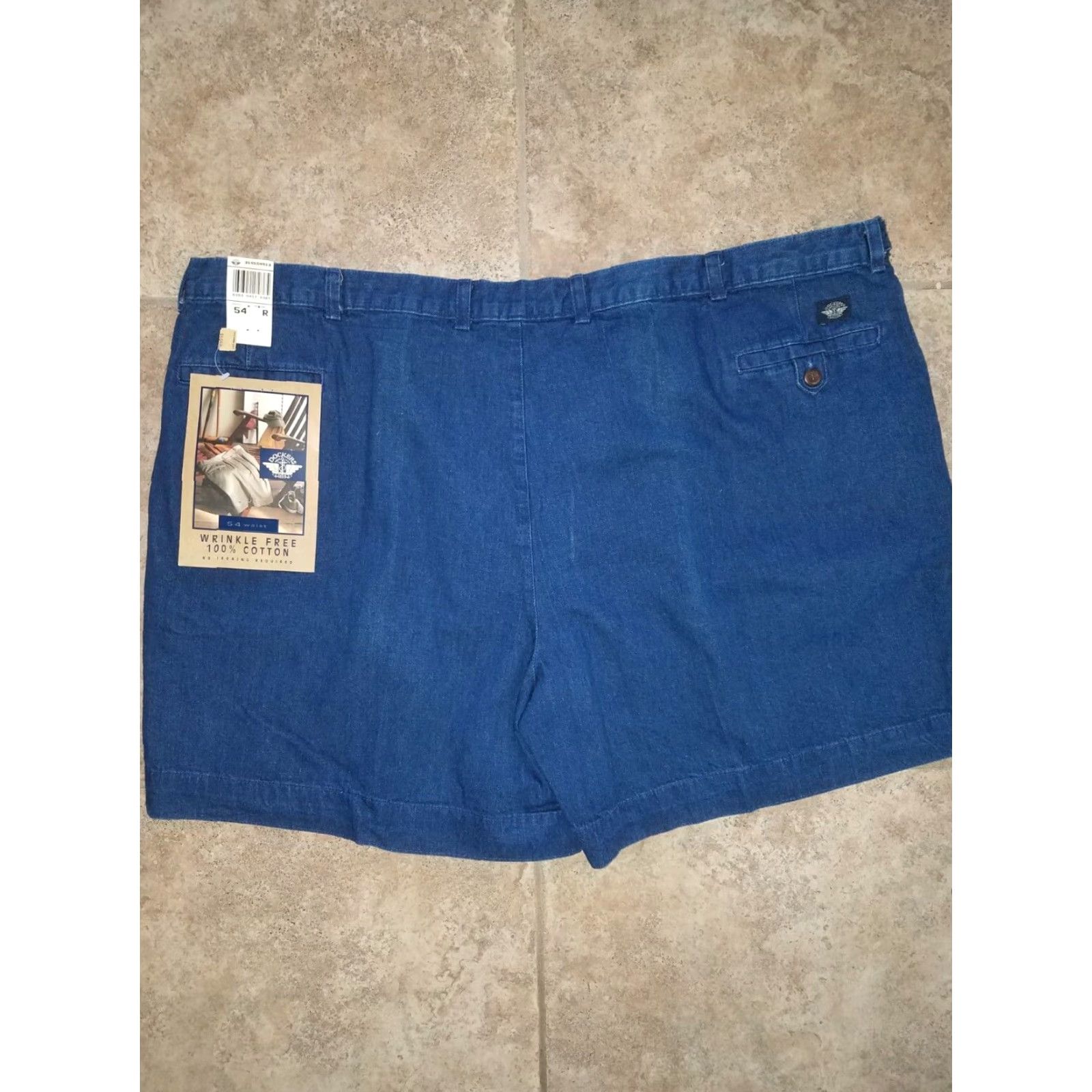 Levi's Levi's Dockers Short Mens 54 Blue 100% Cotton Wrinkle Free NWT Size US 38 / EU 54 - 6 Thumbnail