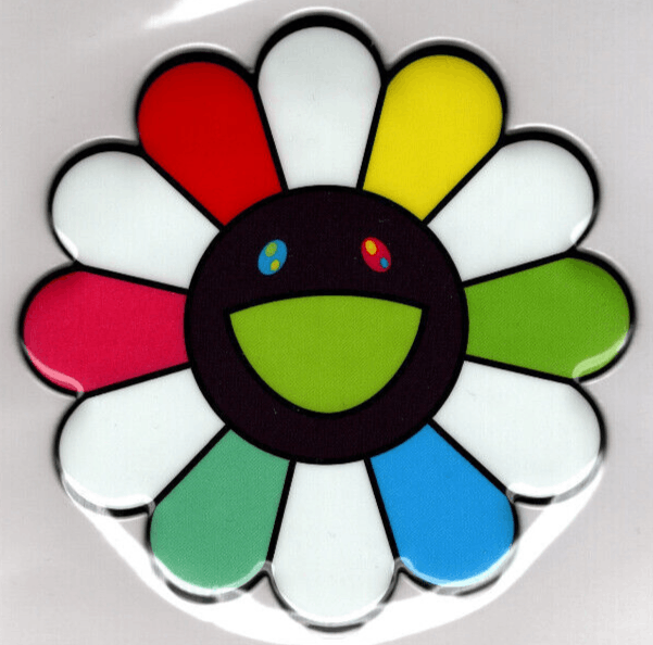 Takashi Murakami Takashi Murakami Puffy Rainbow Flower Sticker Kaikai Kiki T Size ONE SIZE - 2 Thumbnail