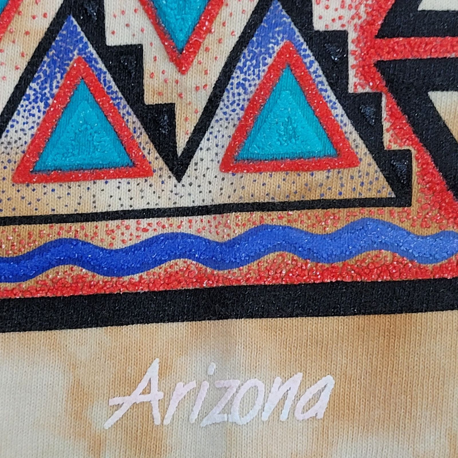 Other VTG 90s Arizona Aztec Native American T-Shirt S/M Tribal USA Size US M / EU 48-50 / 2 - 4 Thumbnail