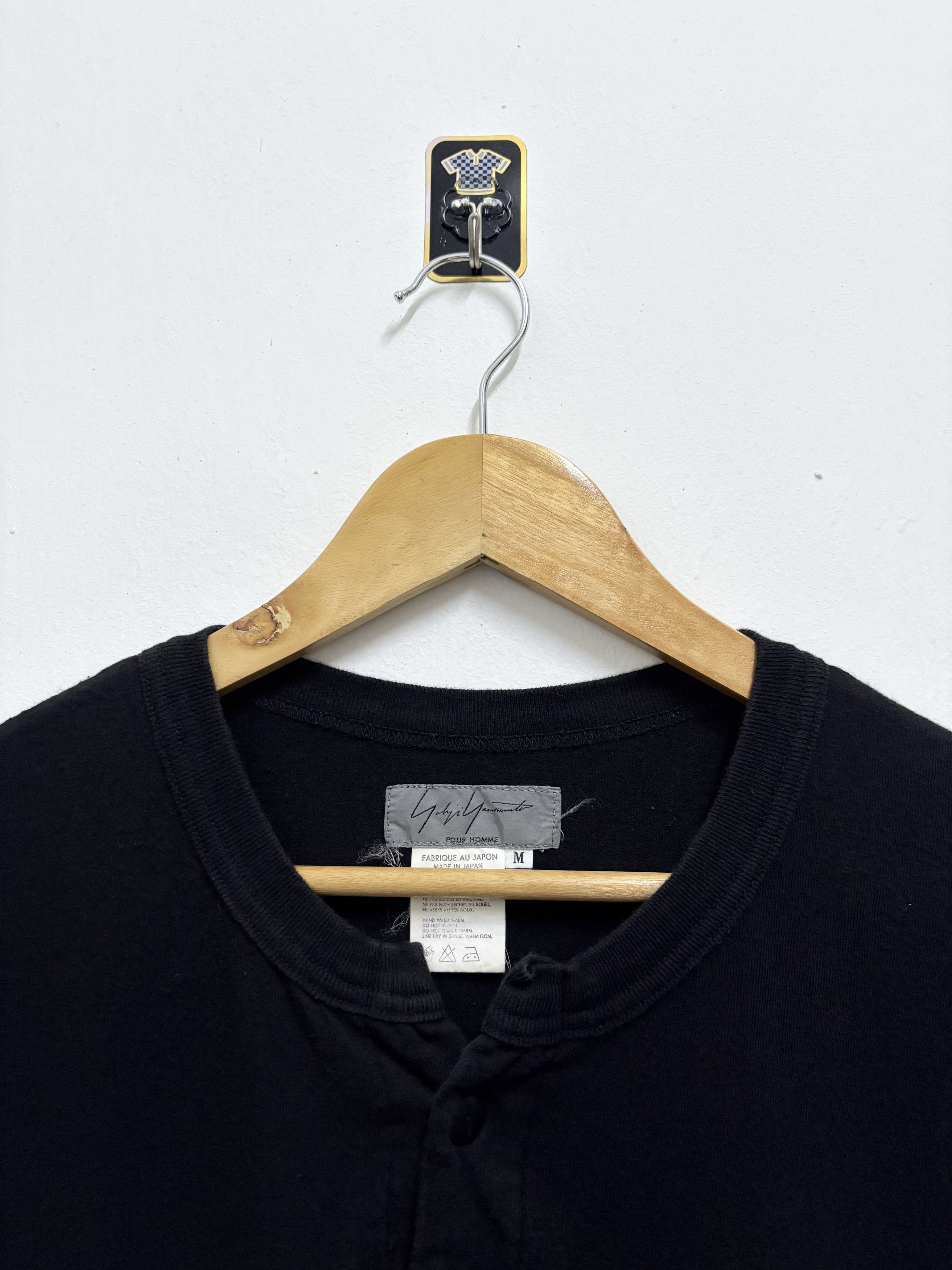 Yohji Yamamoto Archive ! S/S 1996 Yohji Yamamoto Pour Homme T-Shirt Size US L / EU 52-54 / 3 - 7 Thumbnail
