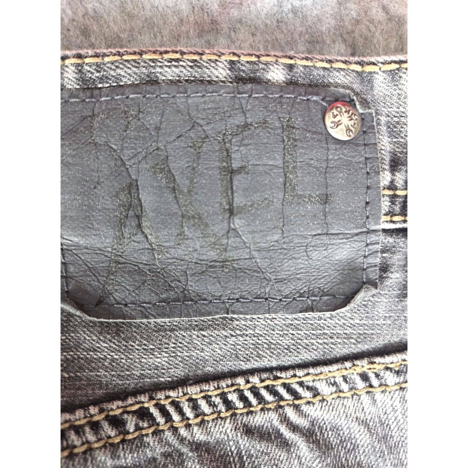 Denime TK Axel Jeans Mens 38x32 Denim Blue Relaxed Straight 90s Grunge Band City Hip Hop Punk Logo 5-Pocket USA Jeans Size US 38 / EU 54 - 5 Thumbnail