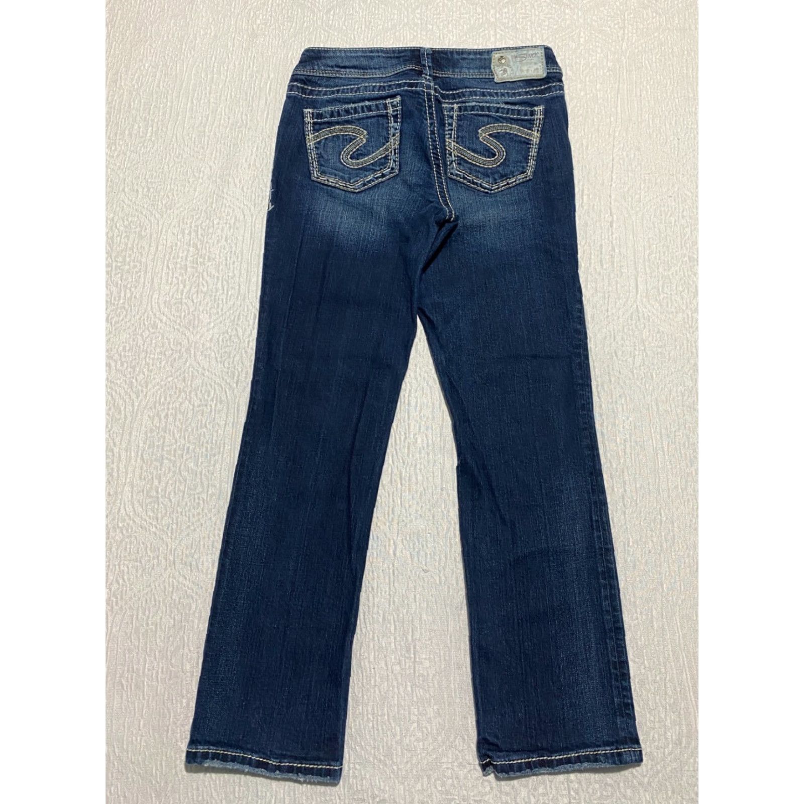 Silver Jeans Co. Silver Jeans Suki Capri Women 26 Blue Denim Stretch Dark Wash Size 27" / US 4 / IT 40 - 2 Thumbnail