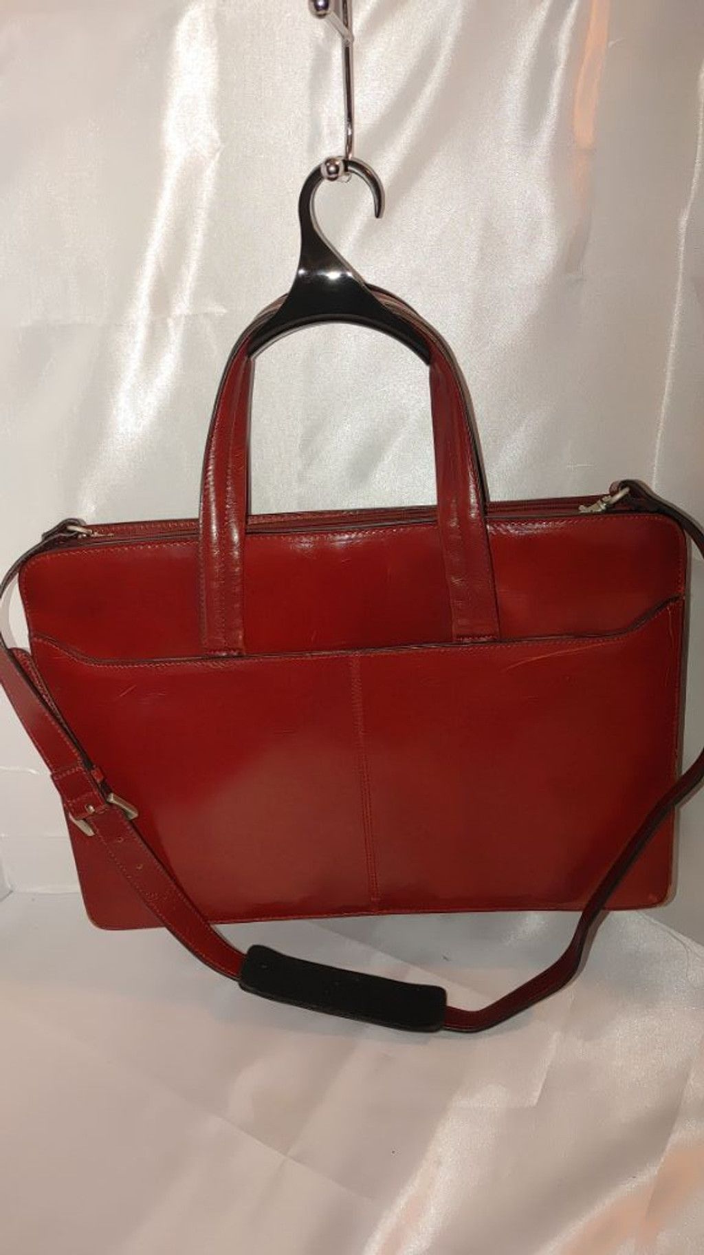 Vera Pelle Vera Pelle Leather Laptop Attache Case Size ONE SIZE - 6 Thumbnail