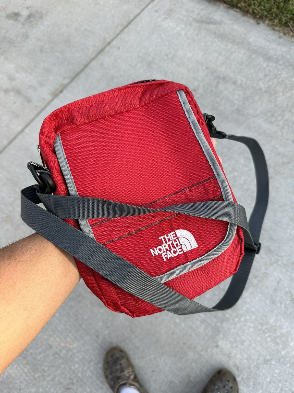 The North Face × Vintage Vintage North Face Side Body Bag Fanny Pack 90s 2000 00s Y2K Size ONE SIZE - 3 Thumbnail