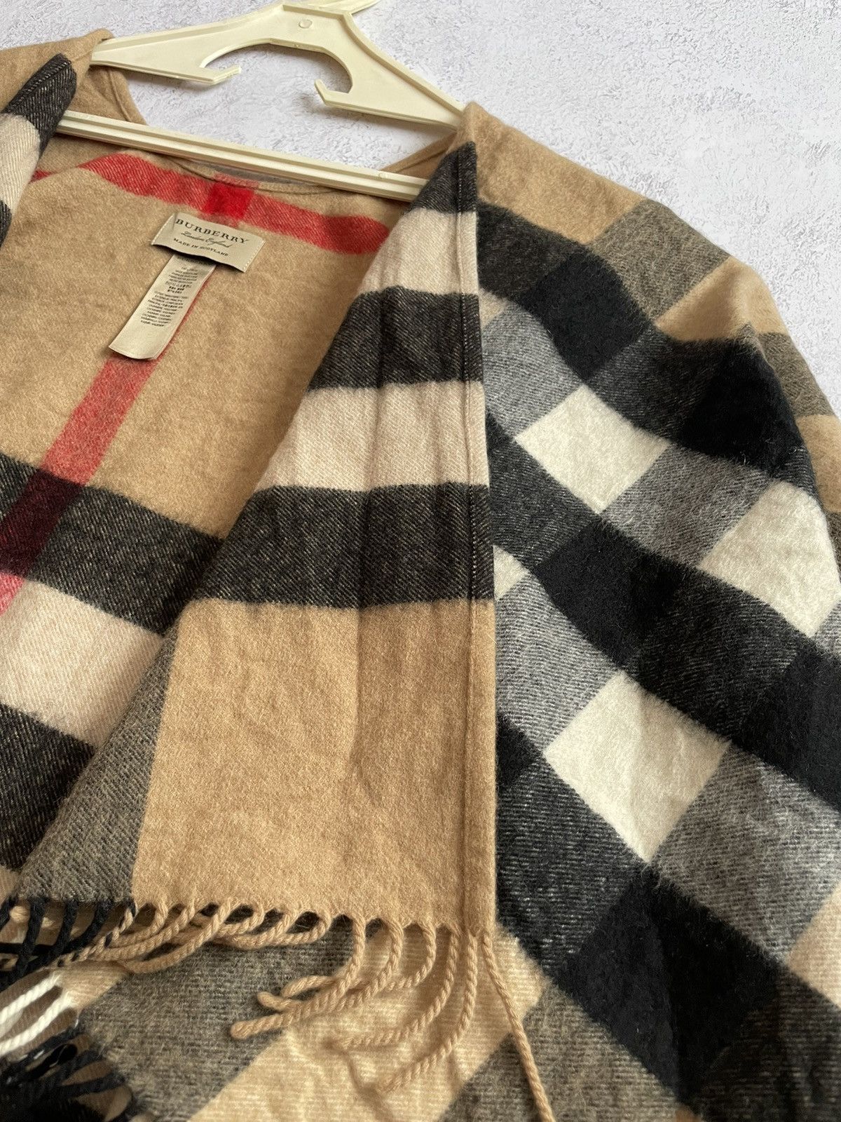 Burberry Cashmere Burberry Cape Luxury Size US L / EU 52-54 / 3 - 3 Thumbnail