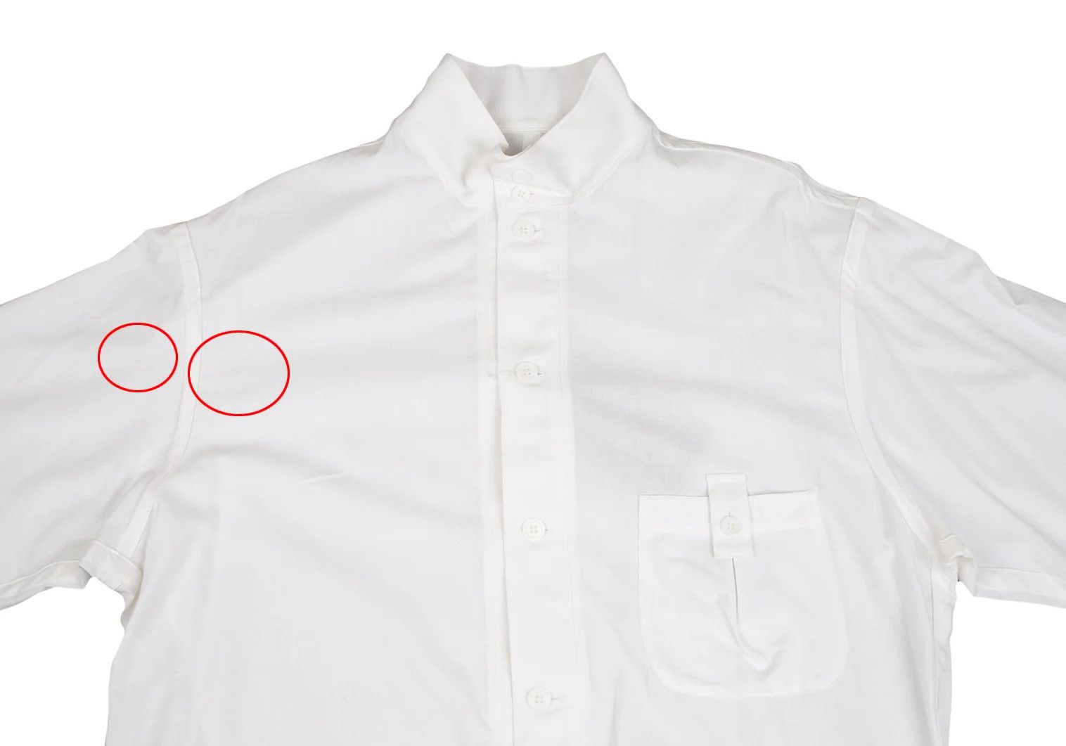 Yohji Yamamoto Yohji Yamamoto Cotton Front Margin Shirt Coat Size US L / EU 52-54 / 3 - 2 Thumbnail