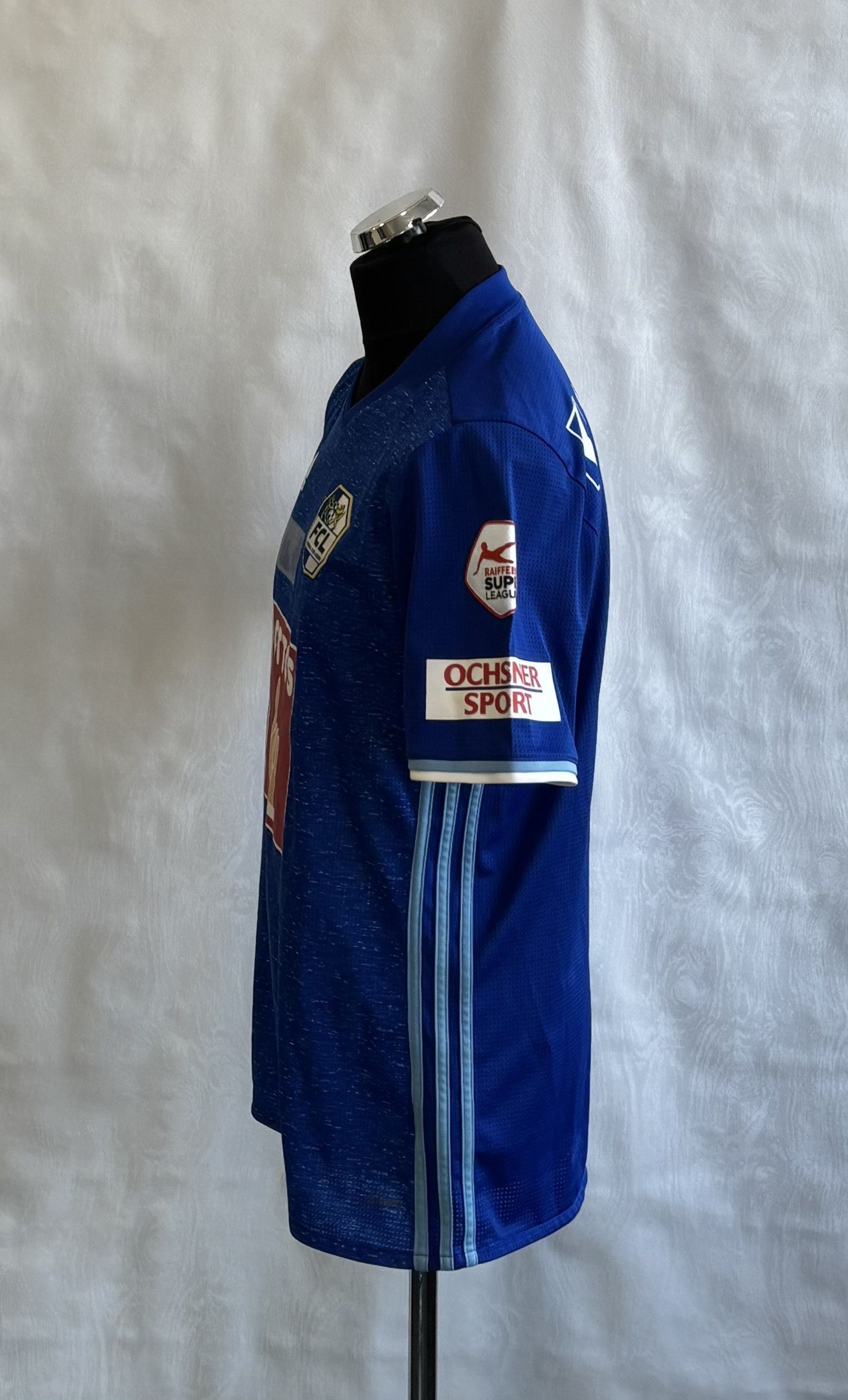 Adidas FC Luzern 2017/2018 Adidas #4 Player Issue Football Jersey Size US L / EU 52-54 / 3 - 3 Thumbnail