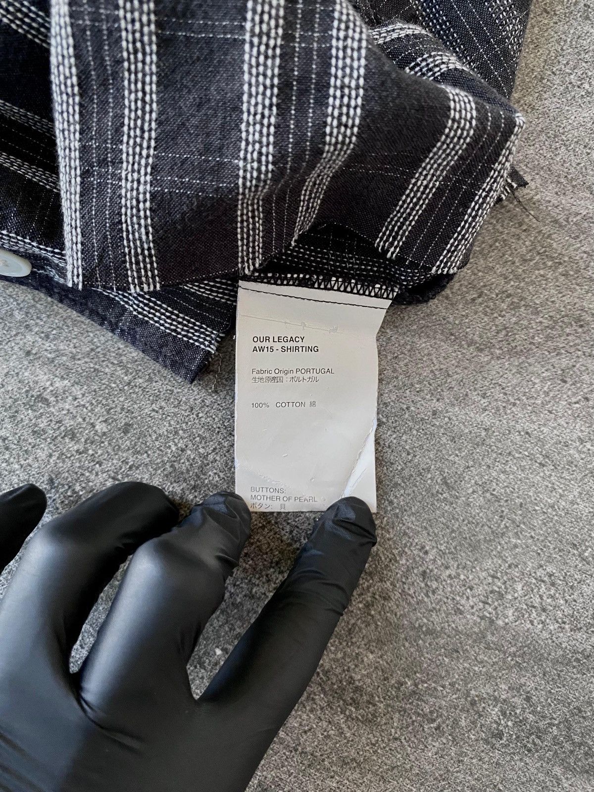 Our Legacy FREE TAX! Cropped Striped Ls Shirts Size US S / EU 44-46 / 1 - 9 Thumbnail