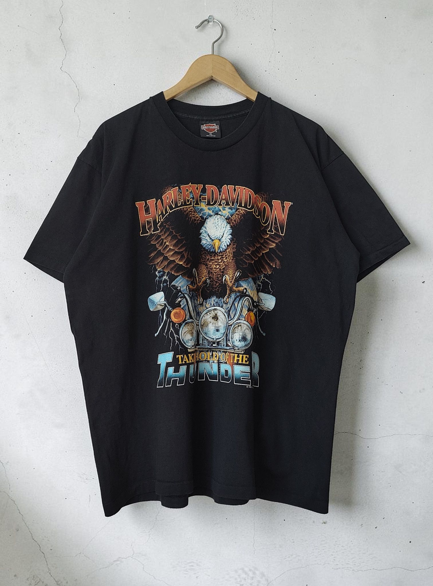 Harley Davidson × Vintage 1992 Vintage Harley Davidson World