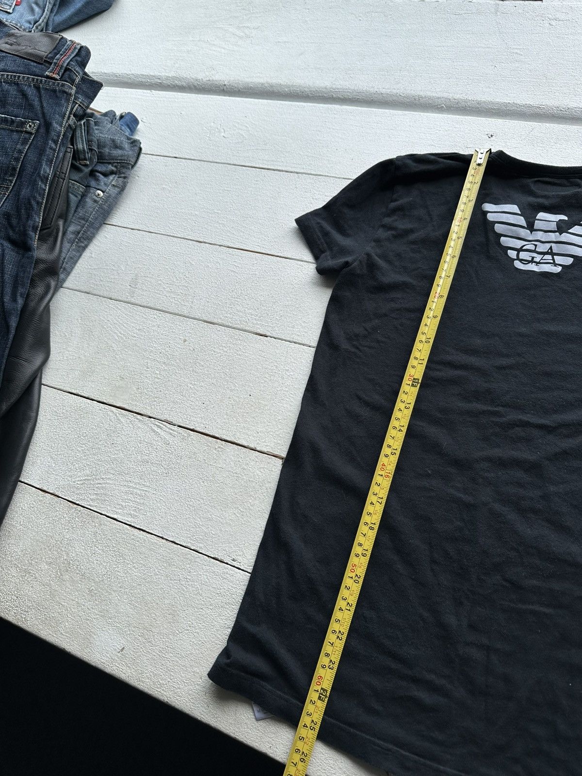 Armani 🚨EMPORIO ARMANI BIG LOGO EVA CENTRE LOGO LUXURY GIORGIO Size M / US 6-8 / IT 42-44 - 9 Thumbnail