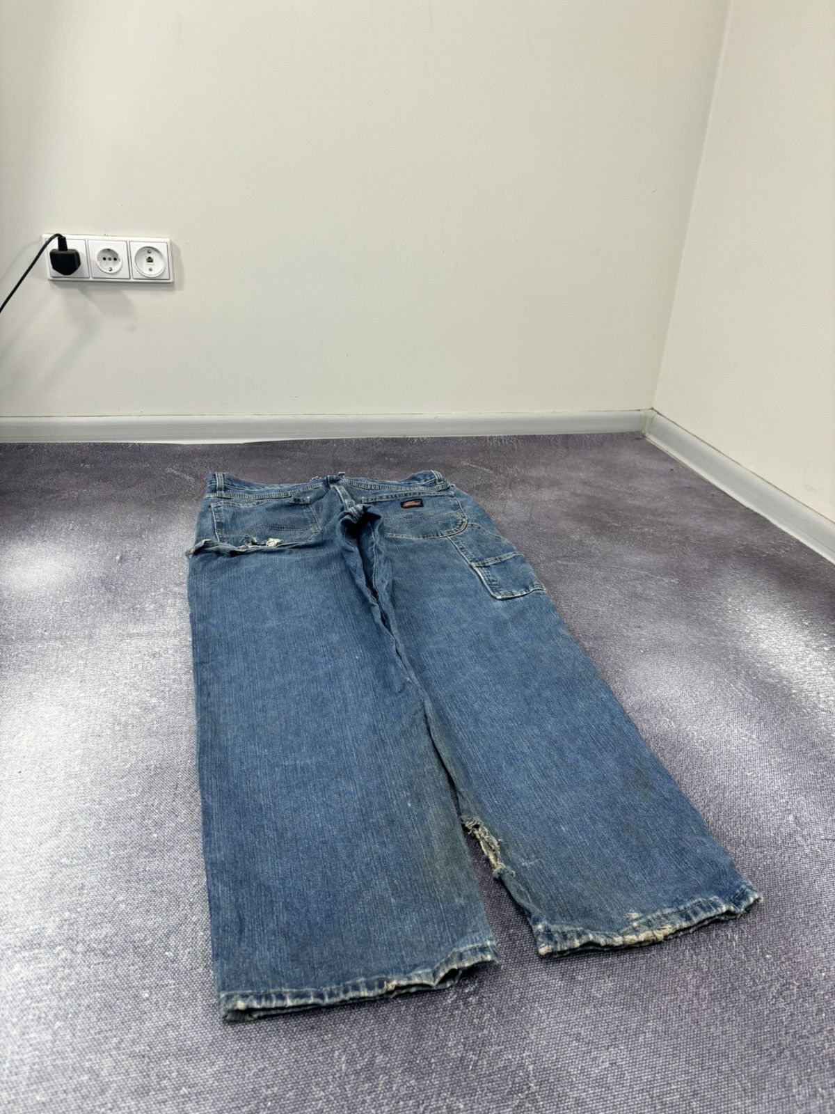 Dickies Vintage Dickies Workwear USA Blue Utility Work Denim Jeans Size US 36 / EU 52 - 4 Thumbnail
