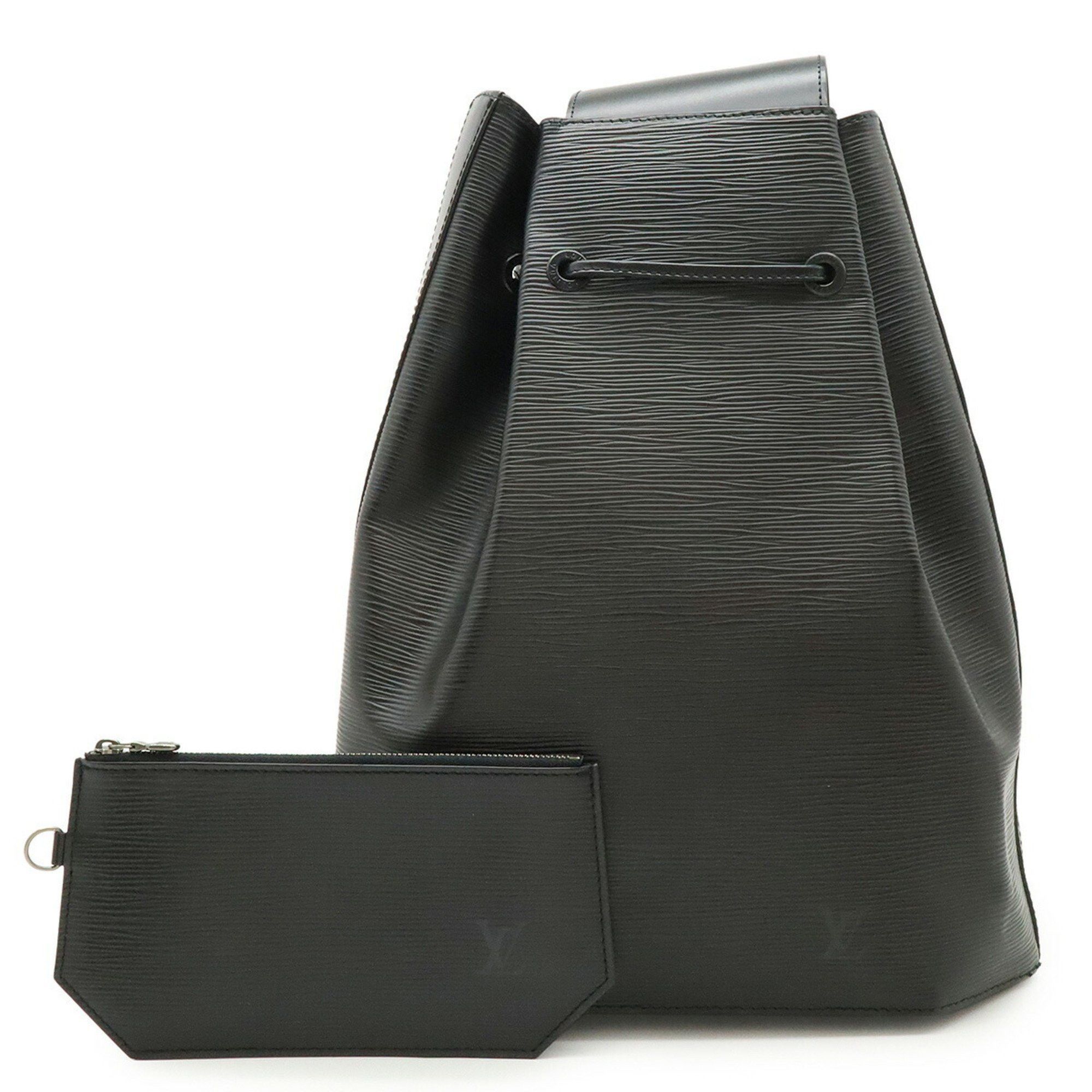 Louis Vuitton Epi Sacado Shoulder Bag Leather Noir Black M80153, Women's