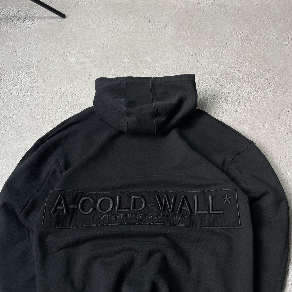 A-COLD-WALL* A Cold Wall Embroidered Big Logo Black Hoodie Size US S / EU 44-46 / 1 - 4 Thumbnail
