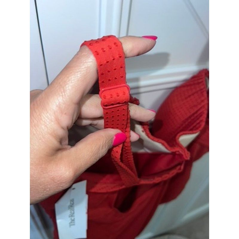 RHODE NWOT Rhode x Target Womens 2XL Red Ruffle One Piece Swimsuit Size XXL / US 16-18 / IT 52-54 - 8 Thumbnail