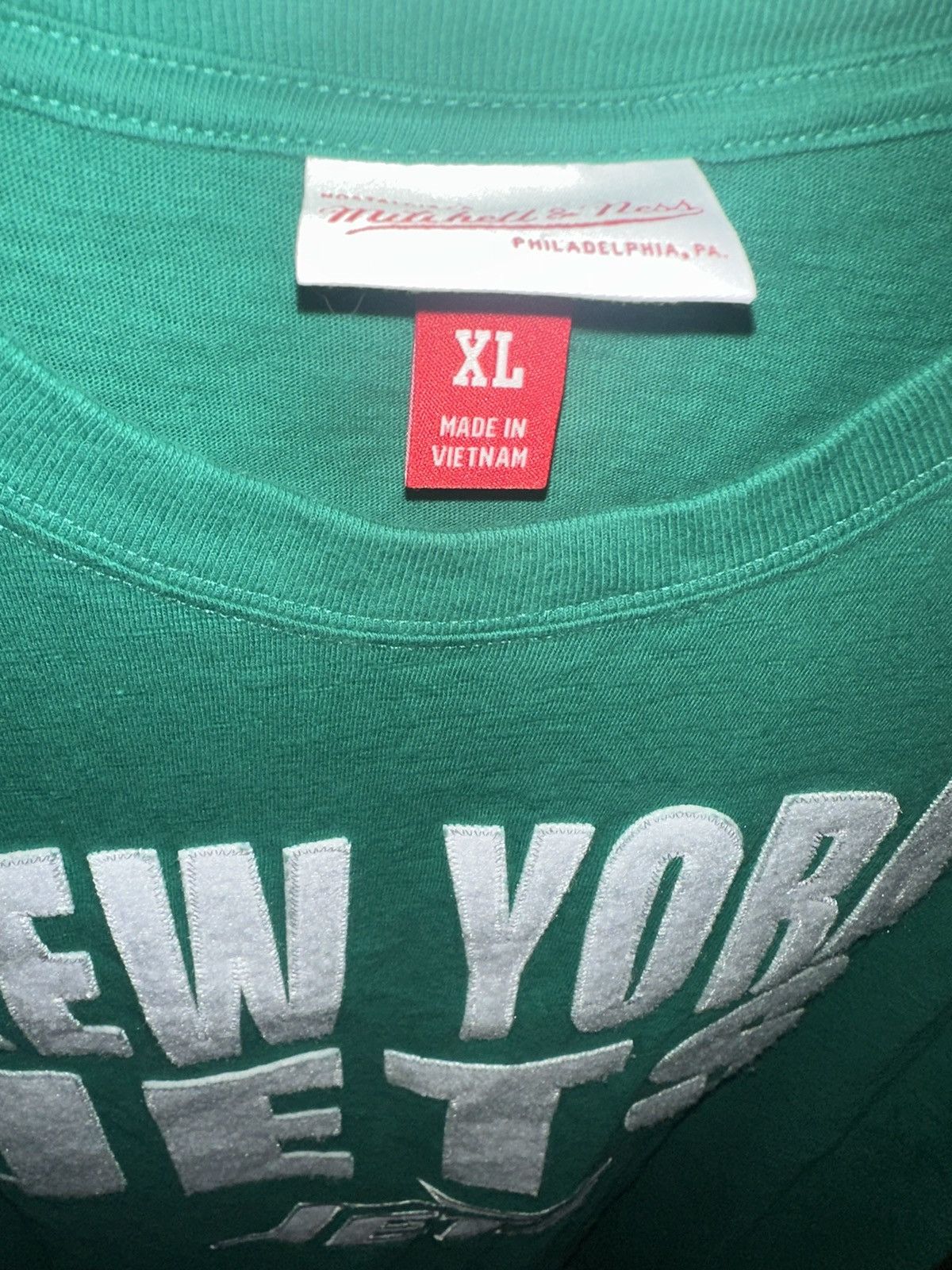 Mitchell & Ness × NFL × Vintage New York Jets Throwback Mitchell & Ness T-Shirt Size US XL / EU 56 / 4 - 3 Thumbnail