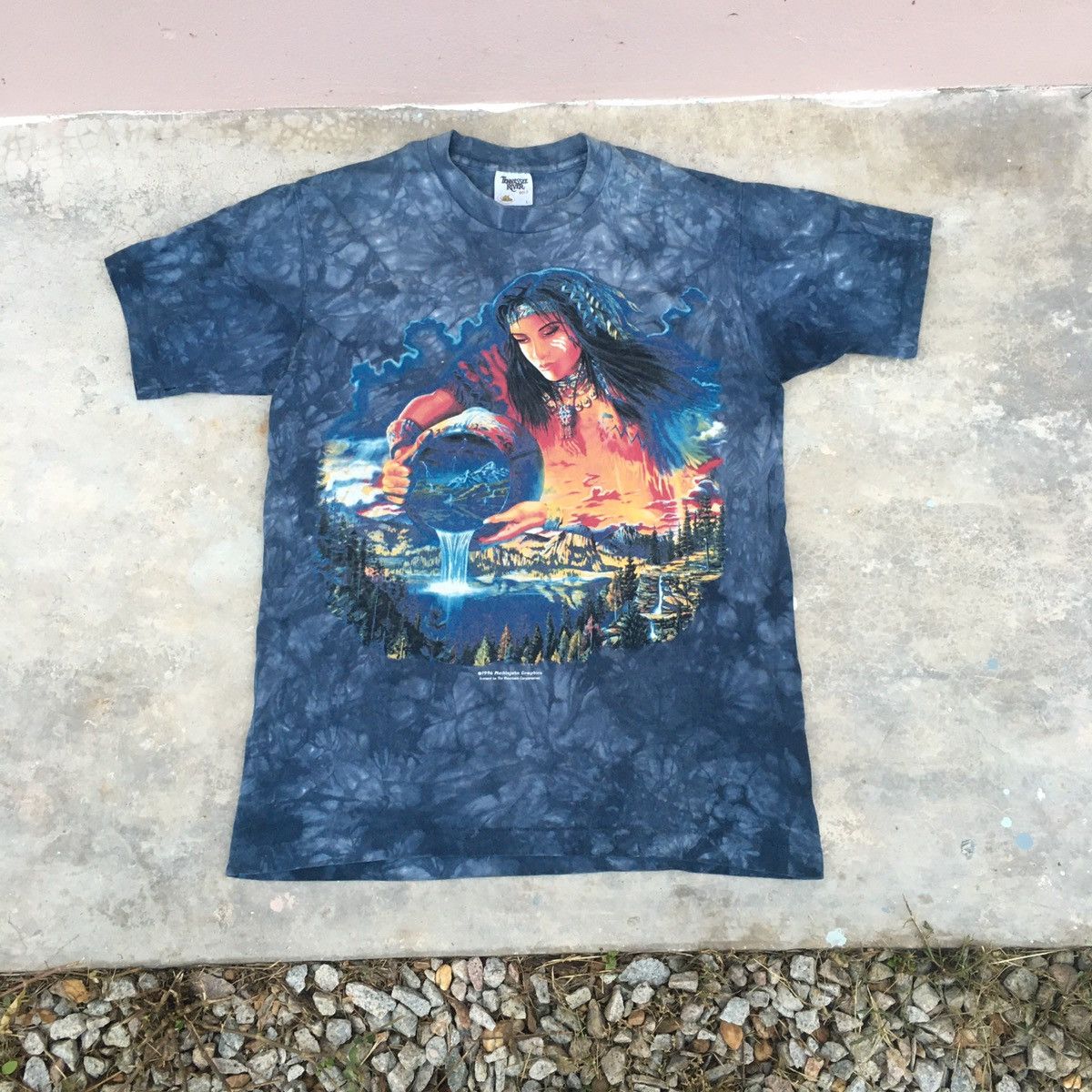The Mountain Vintage 1996 The Mountain Graphics Tee Size US L / EU 52-54 / 3 - 2 Thumbnail