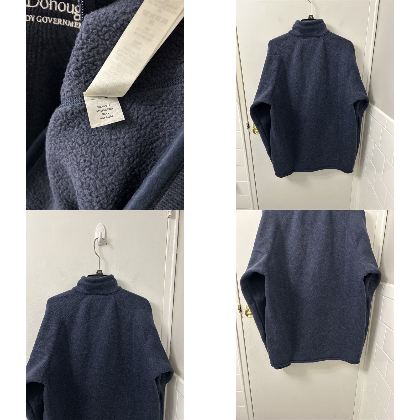 Patagonia Patagonia Better Sweater Pullover L 1/4 Zip Fleece Blue Mens Medium Regular Size M Long Sleeve Zip Mock Neck YKK 25523 Size US M / EU 48-50 / 2 - 8 Thumbnail