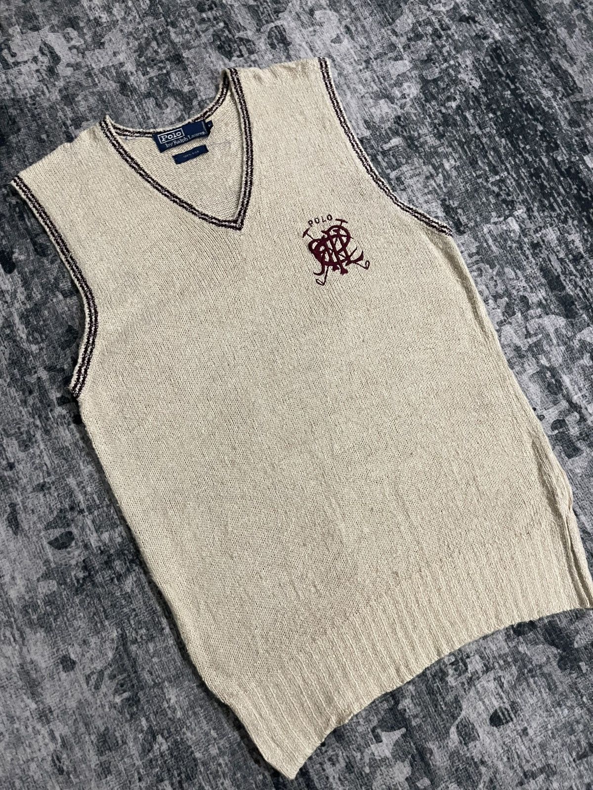 Polo Ralph Lauren Vintage Polo Ralph Lauren Silk Vest Size US M / EU 48-50 / 2 - 4 Thumbnail