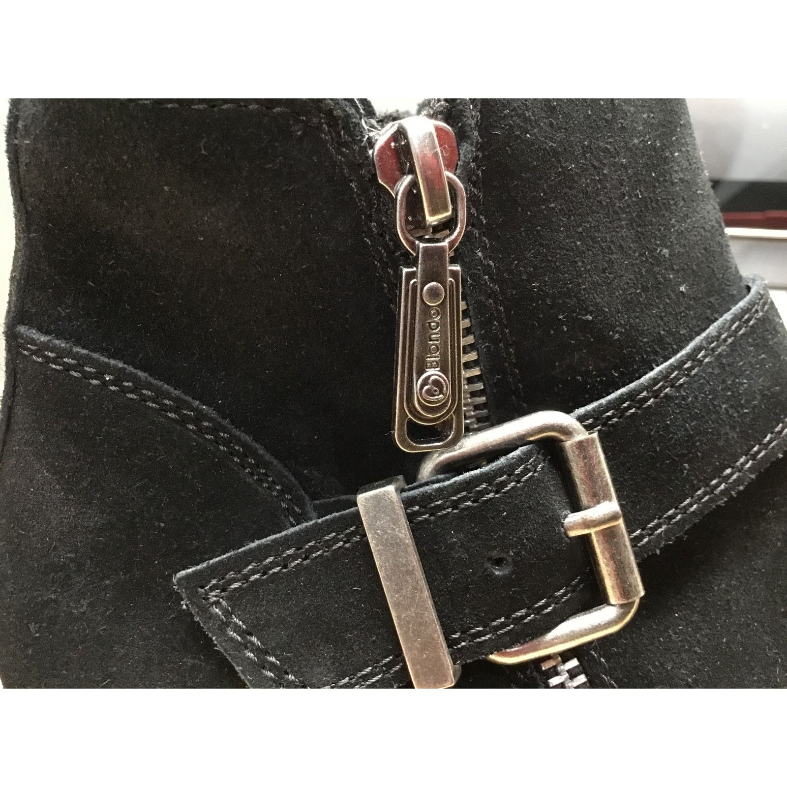 Other Blondo Susan Black Suede Waterproof Booties Women's 6 Size US 6 / IT 36 - 3 Thumbnail