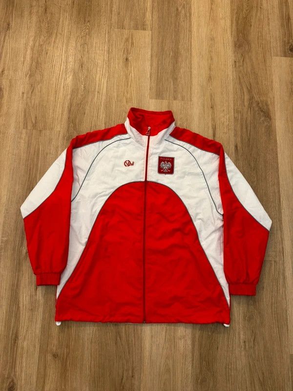 Vintage Victory Polska Poland Vintage 1990 90s XL Jacket Sports Size US XL / EU 56 / 4 - 1 Thumbnail