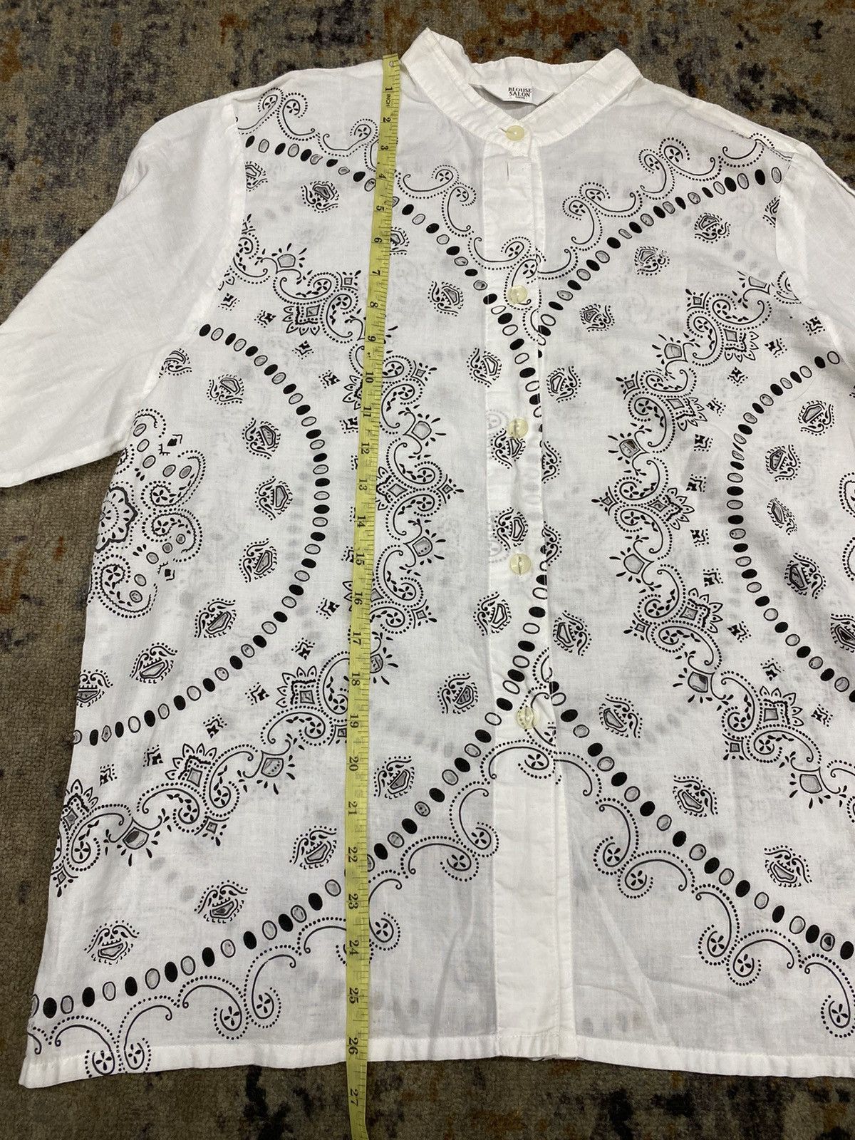 If Six Was Nine × Issey Miyake × Japanese Brand issey miyake style japanese blouse salon tokyo bandana holes Size US S / EU 44-46 / 1 - 13 Thumbnail