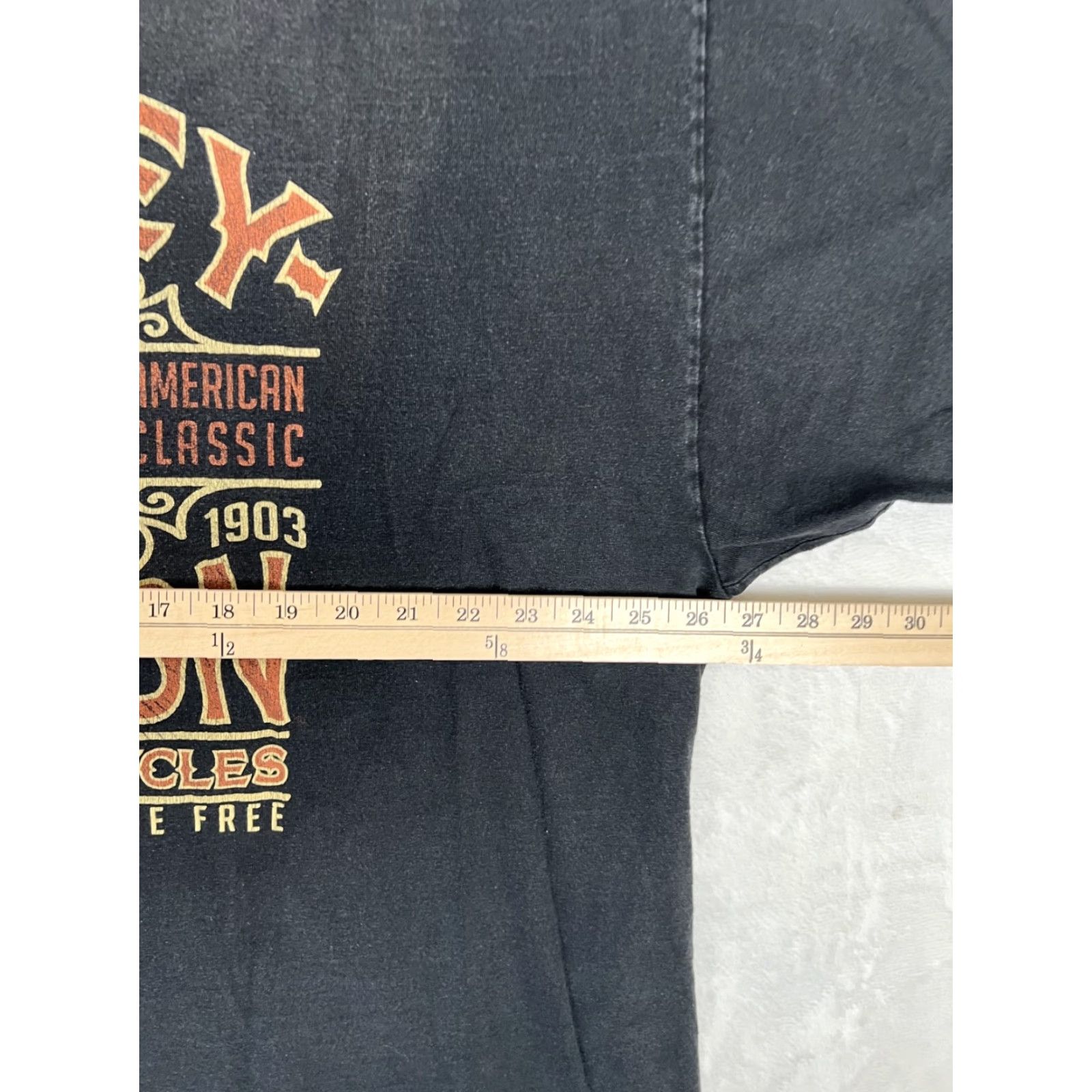 Harley Davidson VINTAGE Harley-Davidson T-Shirt 2XL Black Cotton Crew Neck Short Sleeve Men California 90s Biker Motorcycle Skull Logo Classic Size US XXL / EU 58 / 5 - 4 Thumbnail