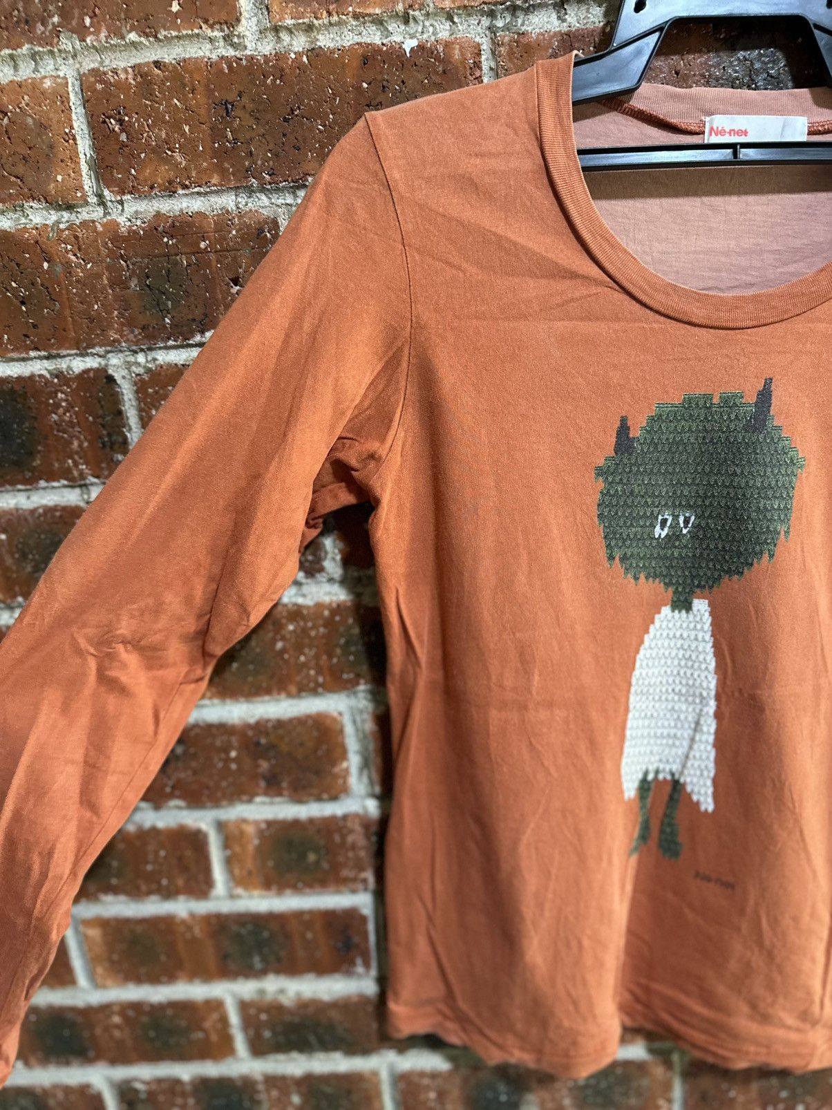 Ne-Net Vintage Ne-Net Long Sleeve Faded Tee Size S / US 4 / IT 40 - 7 Thumbnail