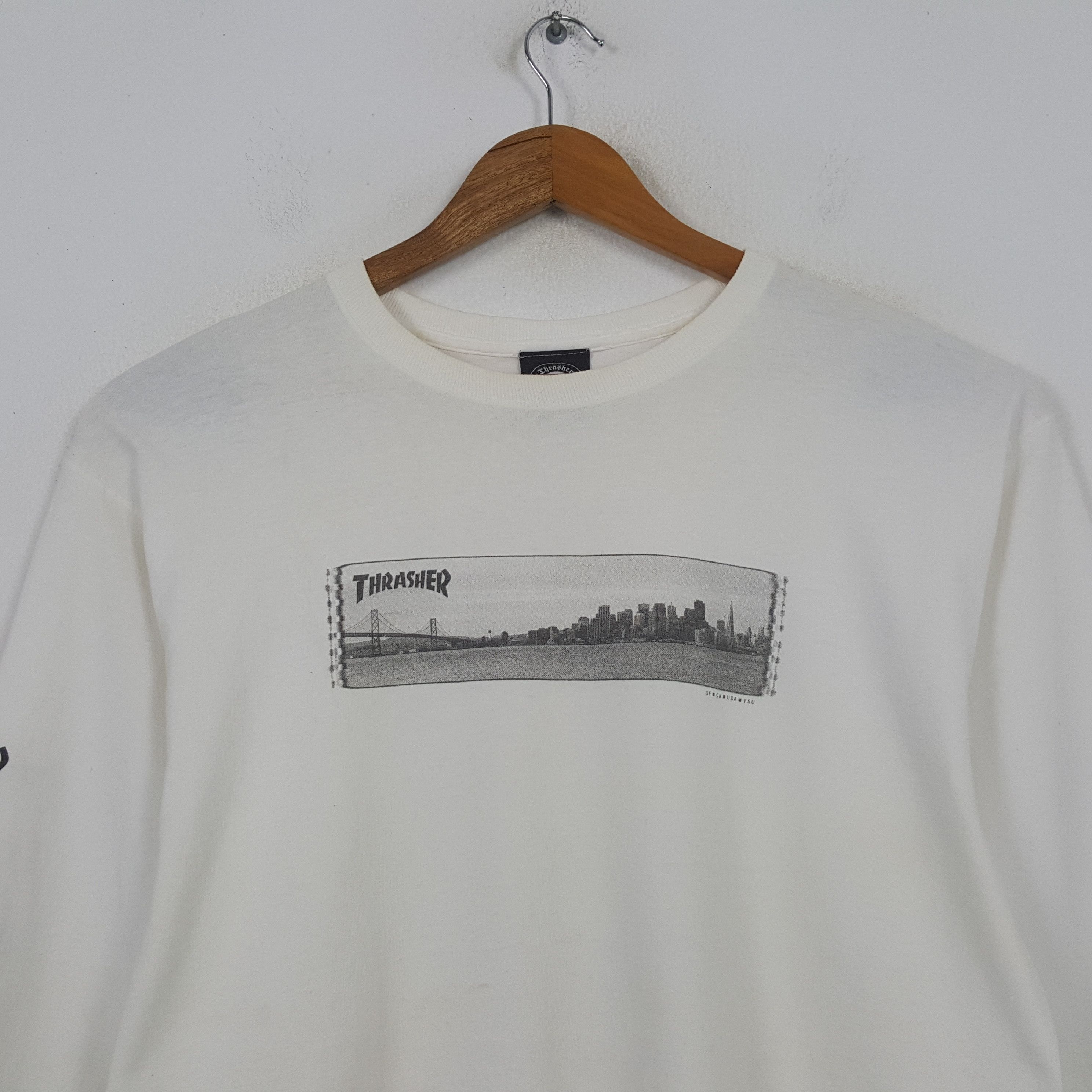Thrasher Vintage Thrasher American Skateboard Style T-shirt 32 Size US L / EU 52-54 / 3 - 4 Thumbnail