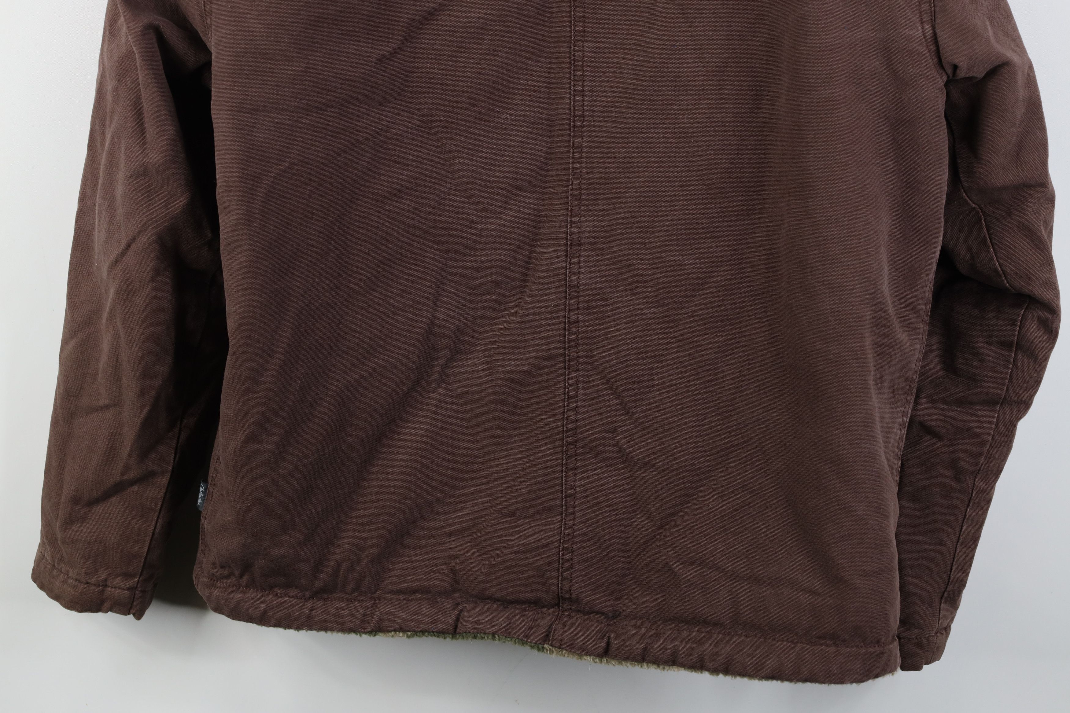 Cabelas Vintage Cabelas Camouflage Fleece Lined Canvas Bomber Jacket Size US M / EU 48-50 / 2 - 18 Thumbnail