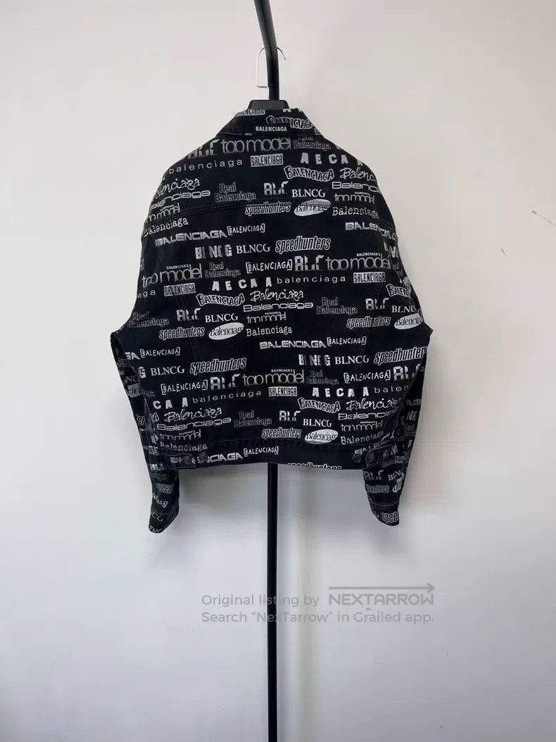 Balenciaga Balenciaga Washed Black and White TV Program Jacket Size US S / EU 44-46 / 1 - 2 Thumbnail