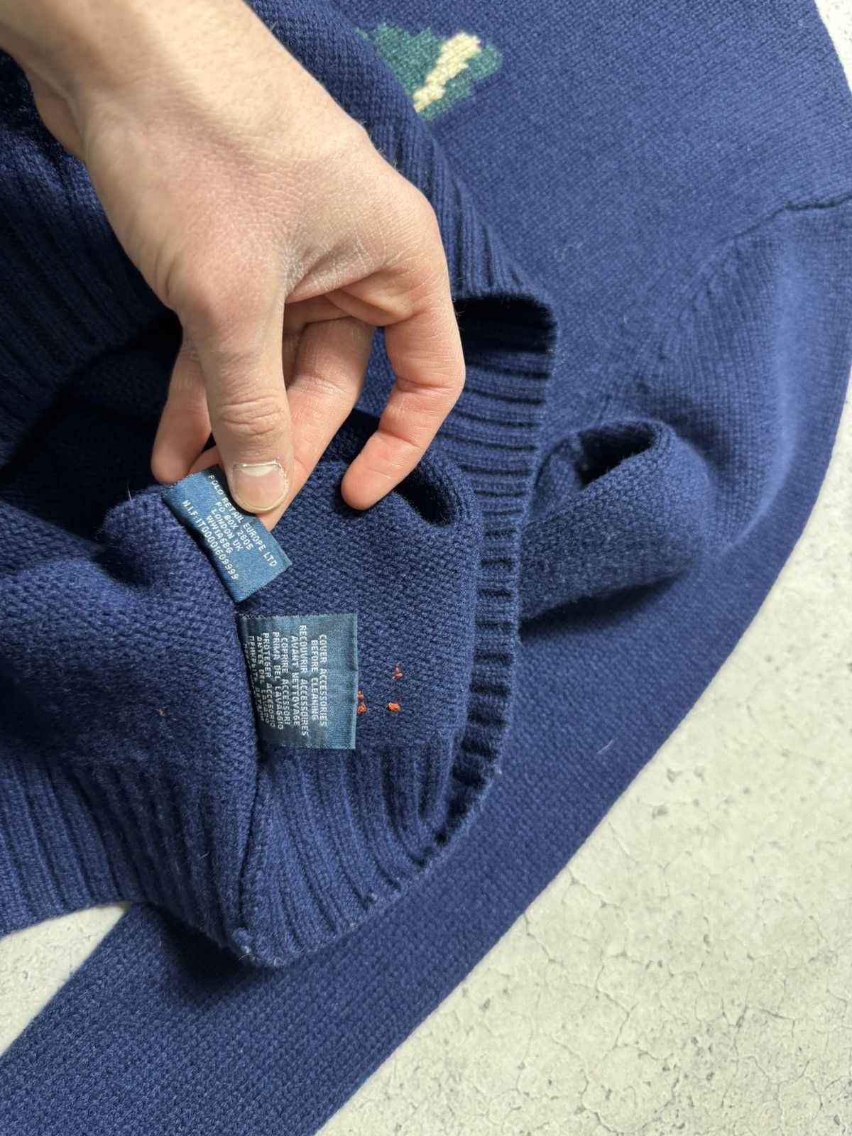 Polo Ralph Lauren Polo Ralph Lauren Wool Duck Sweater Big Logo Size M Vintage Size US M / EU 48-50 / 2 - 11 Thumbnail