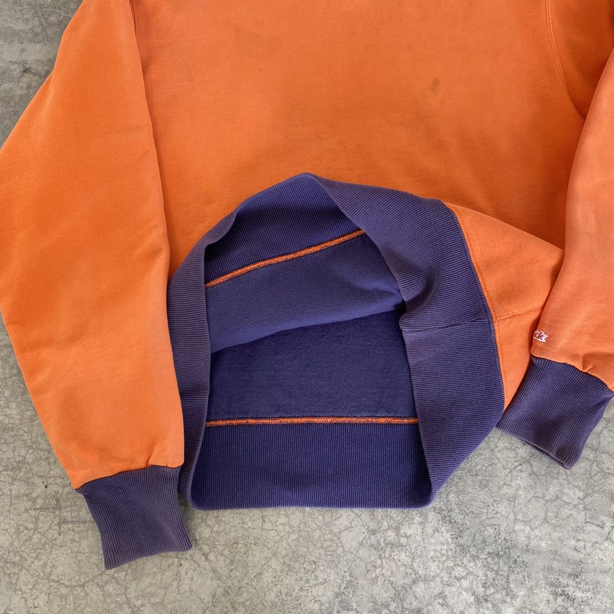 Toyo Enterprises VTG Cheswick Two Tone Lined Hooded Thick Sweatshirt Size US L / EU 52-54 / 3 - 8 Thumbnail
