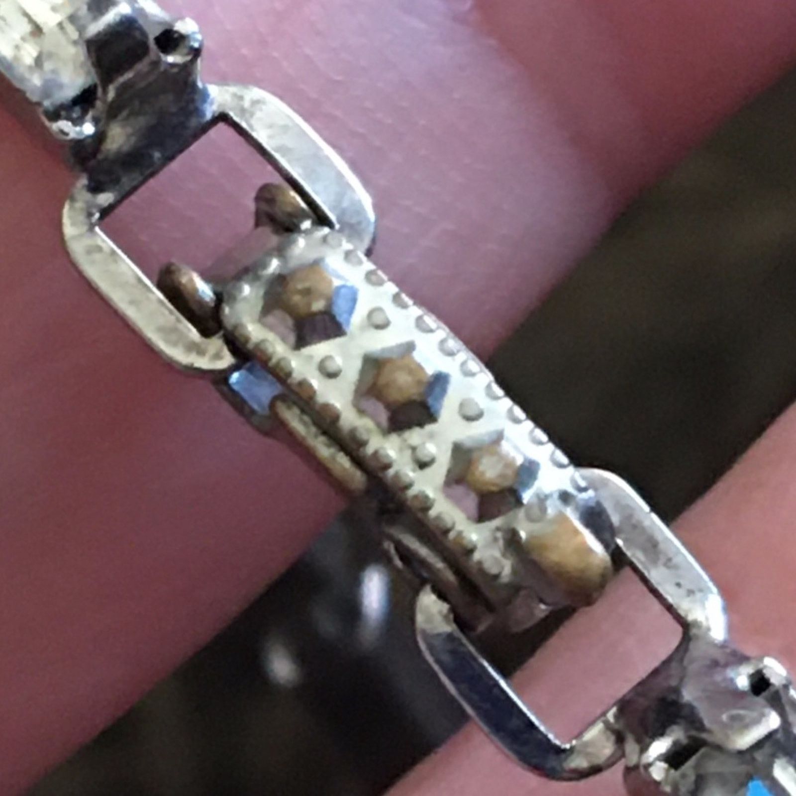 Vintage Vintage 50s clear baguette rhinestone bracelet Size ONE SIZE - 5 Thumbnail