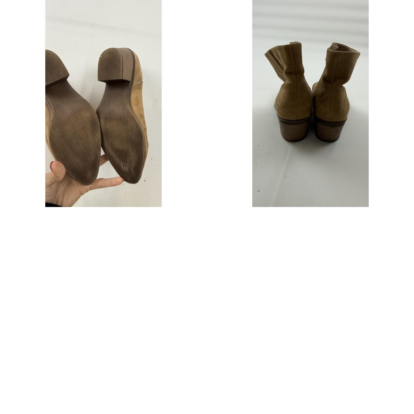Vintage BP. Boots Womens Booties Size 8.5 Beige Faux Suede Block Heel Zip Wallis-Far Size US 9 / IT 39 - 8 Thumbnail