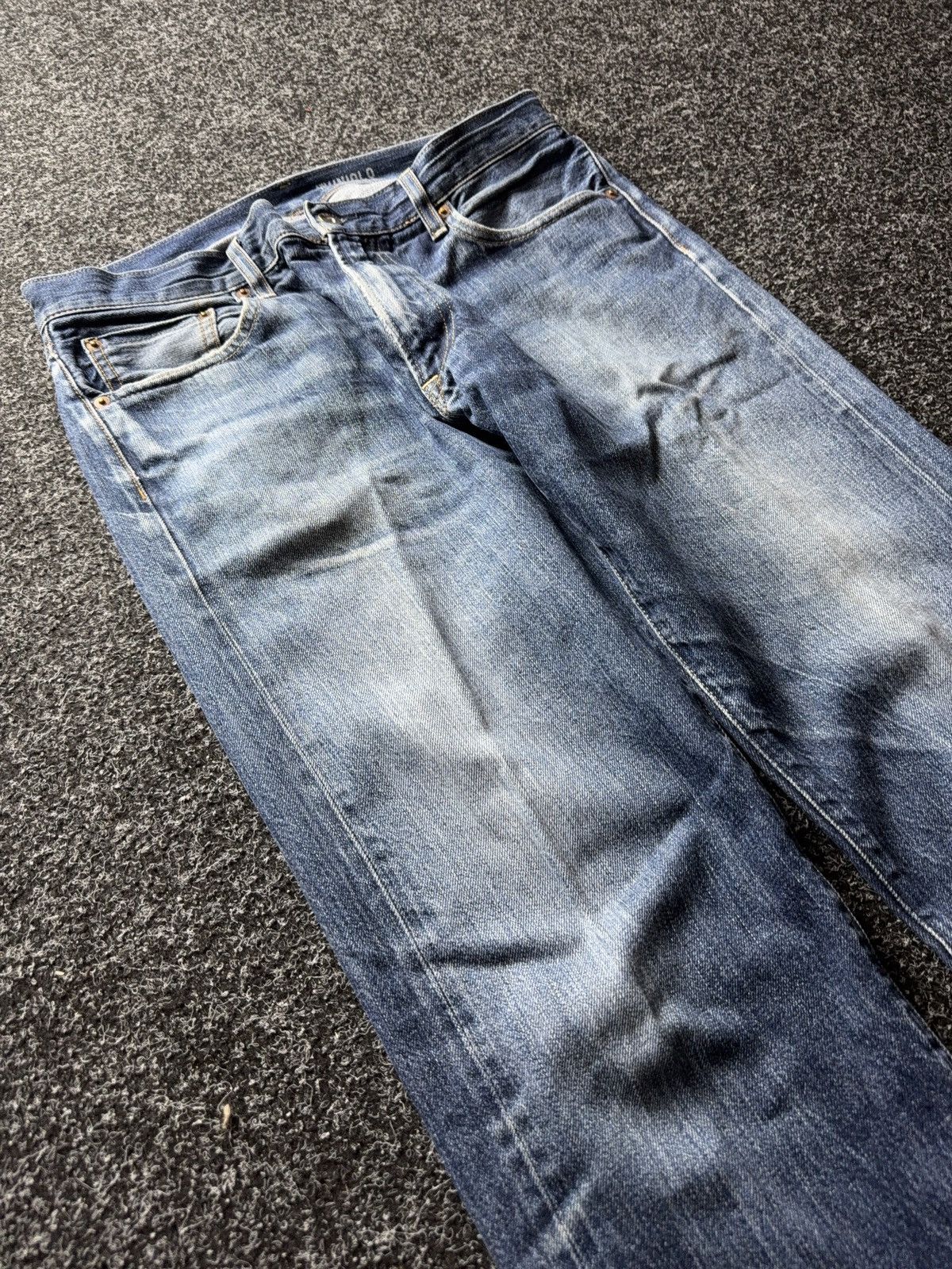 Uniqlo Japanese 00s Y2K UNIQLO Selvedge Regular Fit Jeans Size US 32 / EU 48 - 5 Thumbnail