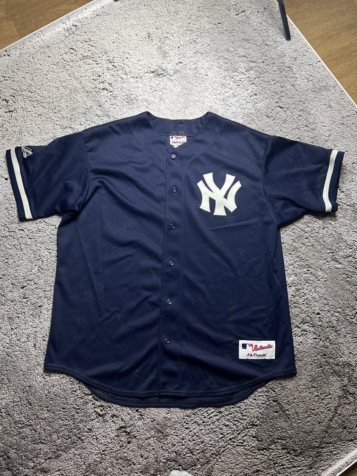 Majestic VTG 90’s New York Yankees MLB majestic made in USA jersey Size US XL / EU 56 / 4 - 1 Thumbnail