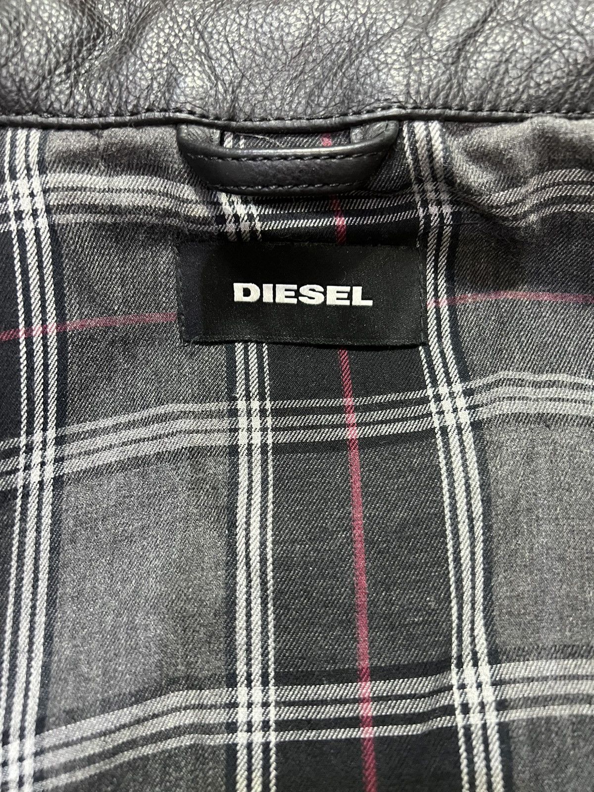 Diesel Diesel J-YUKI Leather contrast jacket Size US XL / EU 56 / 4 - 6 Thumbnail