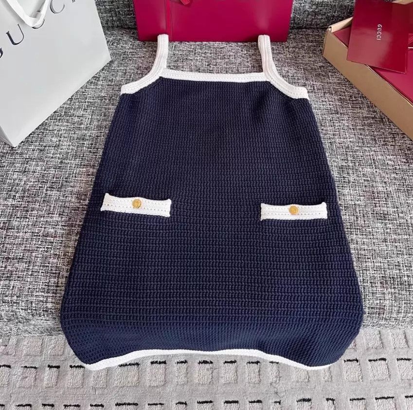 Gucci Gucci women's knit cami dress navy blue XS Size XS / US 0-2 / IT 36-38 - 1 Thumbnail