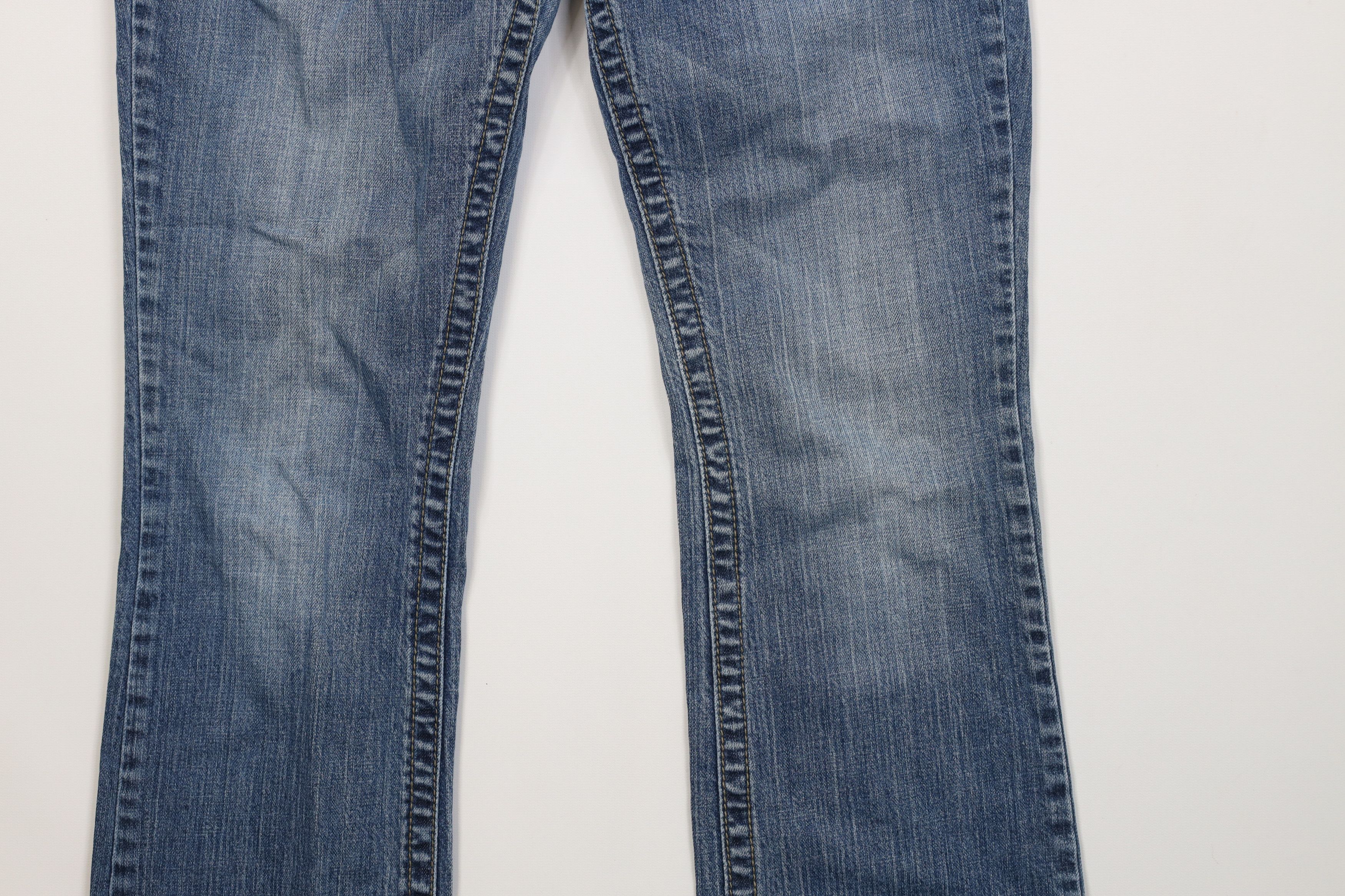 Aeropostale Vintage 90s Y2K Aeropostale Flared Bootcut Denim Jeans Size 32" / US 10 / IT 46 - 4 Thumbnail
