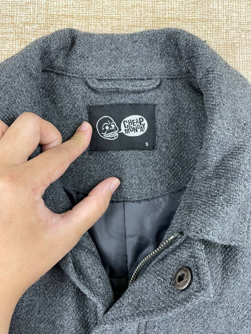 Cheap Monday × Vintage VINTAGE CHEAP MONDAY WOOL QUON ZIPPER JACKET Size US M / EU 48-50 / 2 - 4 Thumbnail