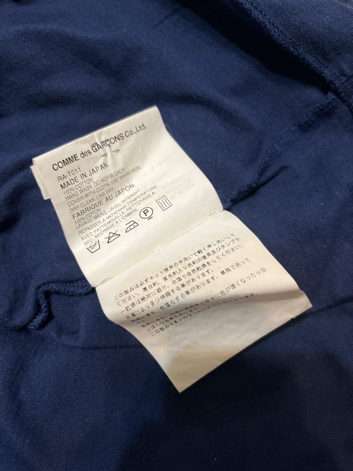 Comme des Garcons Comme des Garcons Navy Blue Puffy Sleeve Shirt Size M / US 6-8 / IT 42-44 - 2 Thumbnail
