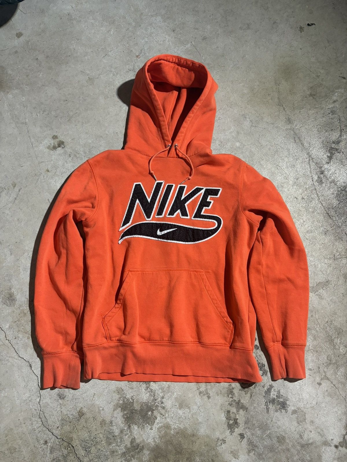 Nike Y2K Nike Orange Hoodie Size US M / EU 48-50 / 2 - 1 Thumbnail