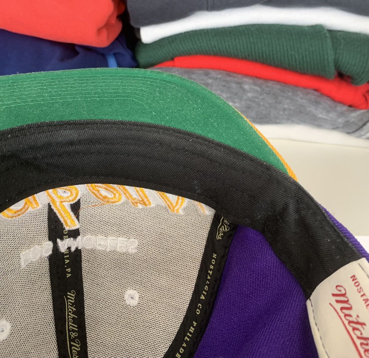 NBA Mitchell & Ness Los Angeles Lakers Cap Hat Size ONE SIZE - 23 Thumbnail