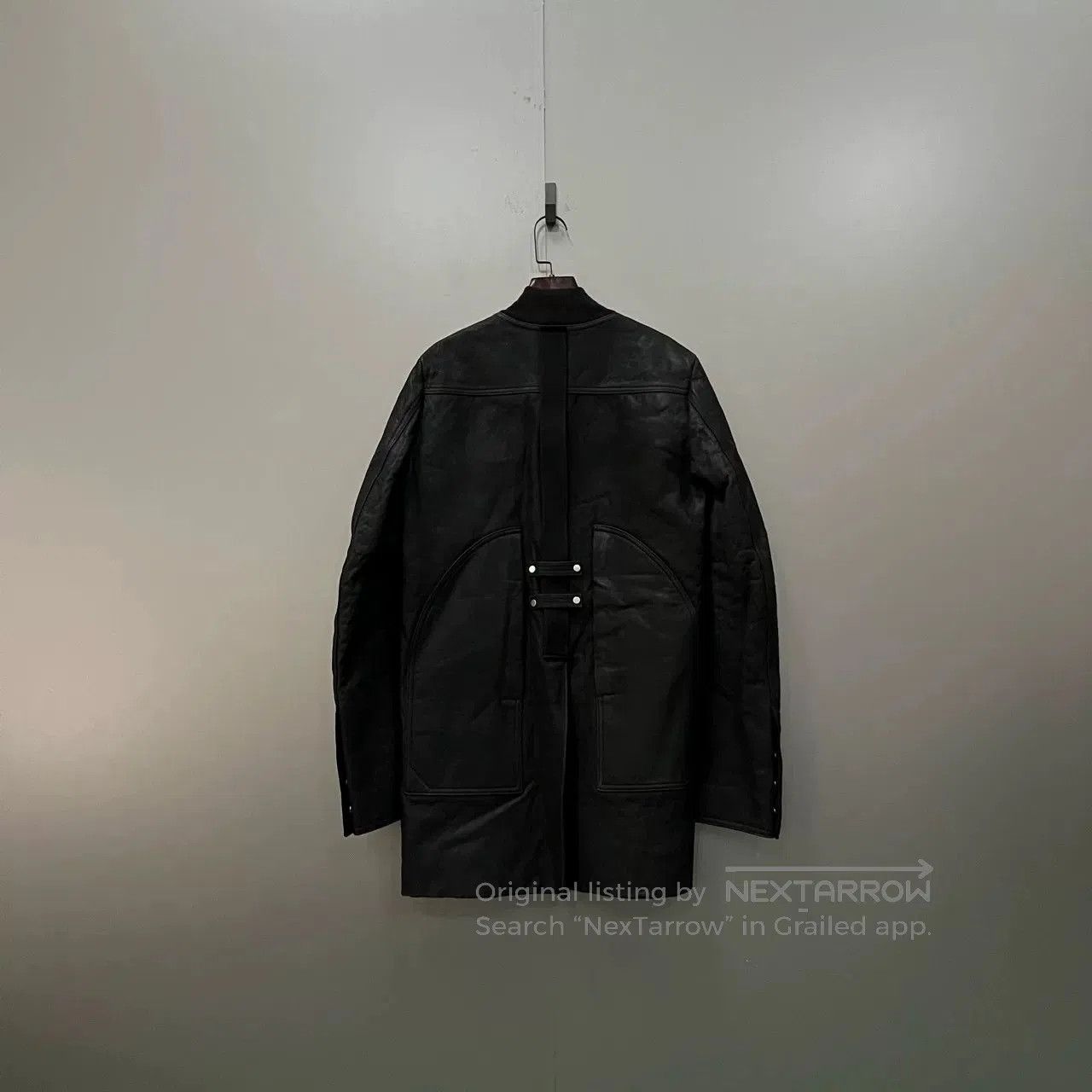 Rick Owens rick owens black studded leather zip jacket. Size US M / EU 48-50 / 2 - 2 Thumbnail